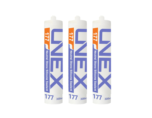 UNEX 177 καλύτερη στεγανωτική ουσία σιλικόνης τιμών ουδέτερη συγκεκριμένη, συγκολλητική κόλλα πηκτωμάτων σιλικόνης για το μάρμαρο