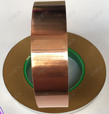 ταινία φύλλων αλουμινίου χαλκού 0.11mm αγώγιμη αυτοκόλλητη που συνδέει το έξυπνο καλώδιο
