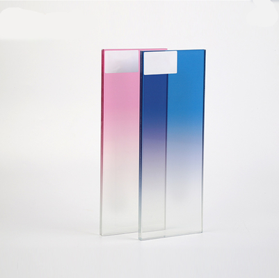 Η χρωματισμένη ταινία ενδιάμεσων στρωμάτων 1.14mm Pvb μετρίασε το τοποθετημένο σε στρώματα βαμμένο γυαλί διπλό μετριασμένο γυαλί
